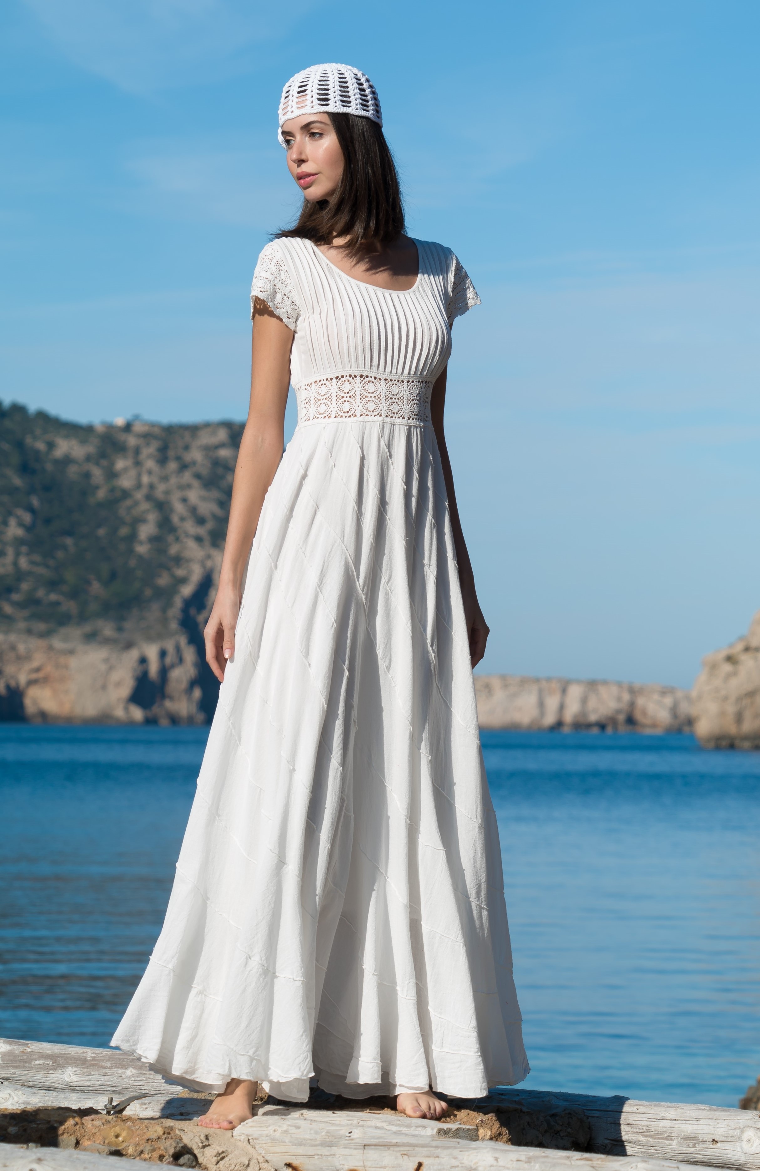 Vestido Blanco Largo –